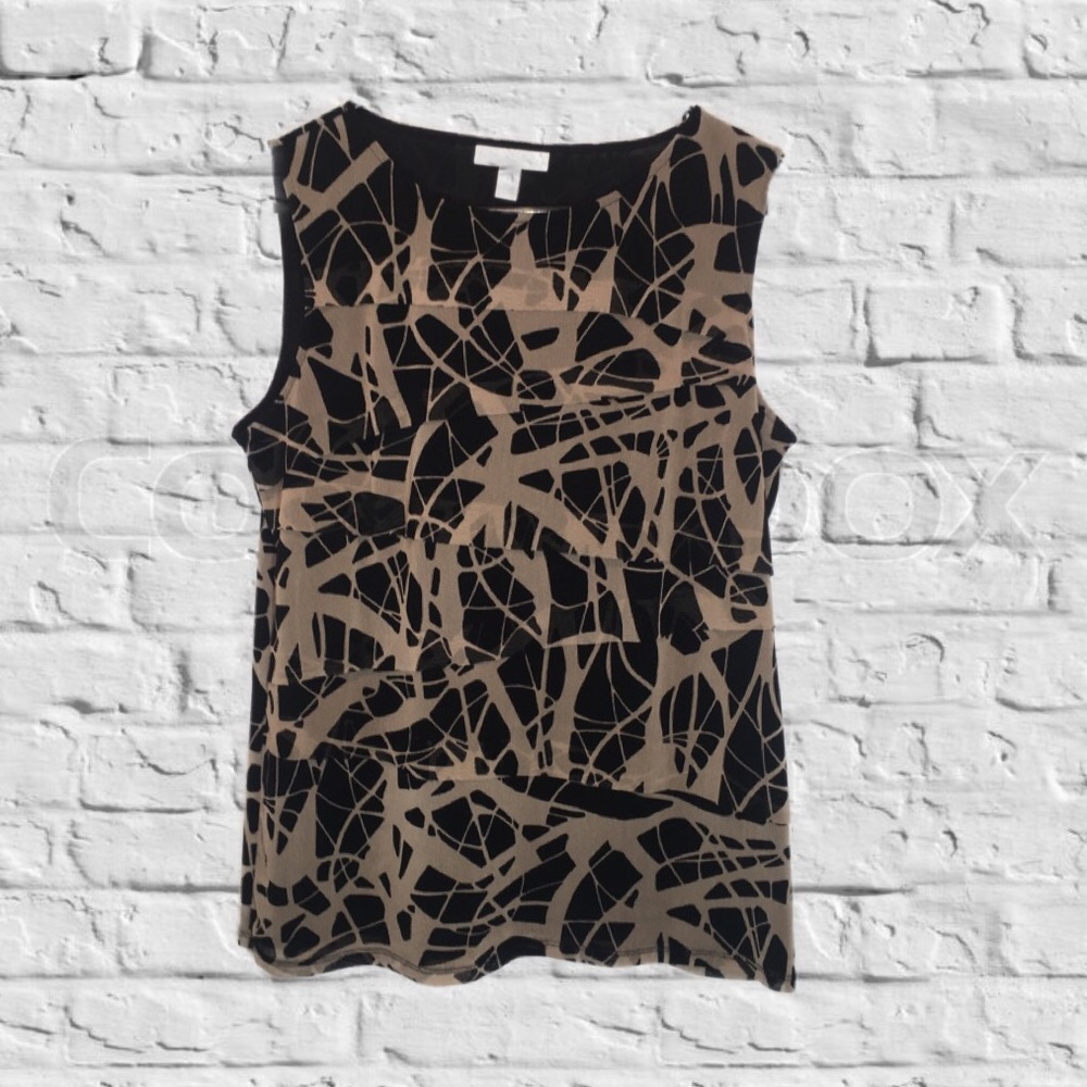 Dana Buchman sleeveless Top size Large